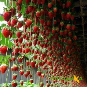 Клубника ампельная Анастасия купить по цене от 370р. в интернет-магазине «Посадика» с доставкой почтой в в Железногорск-Илимскийе и по всей России – [изображение №1].